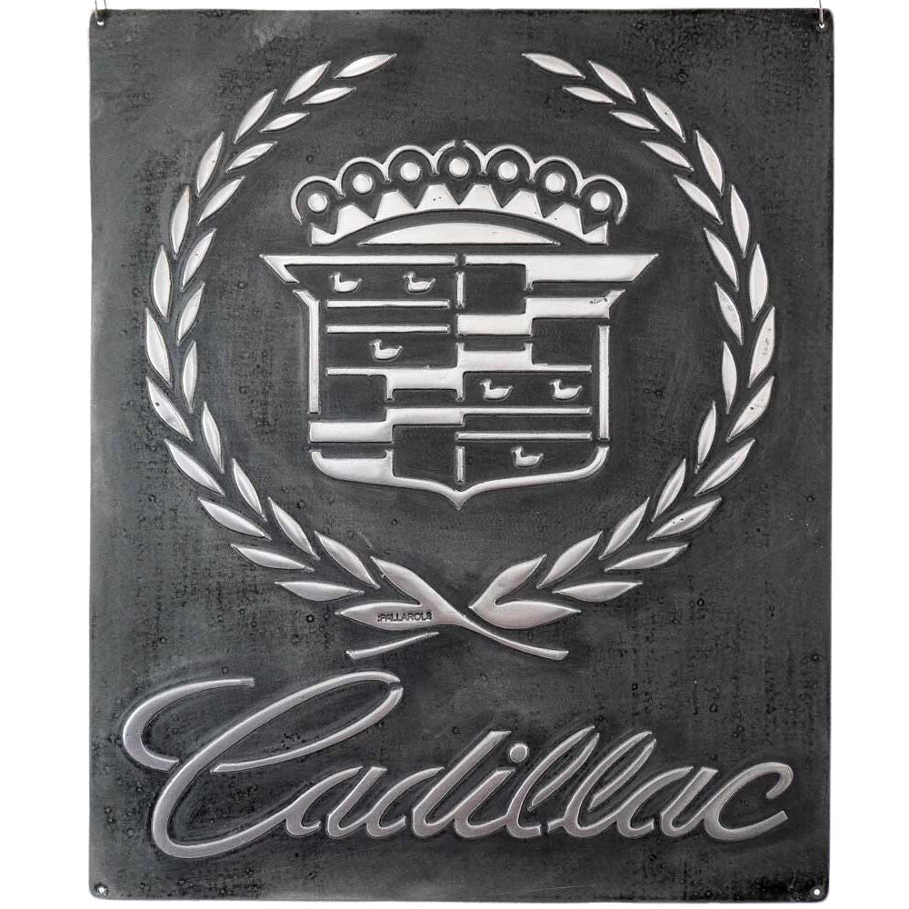 Pallarols Vintage "Cadillac" Metal Sign, 20x24"