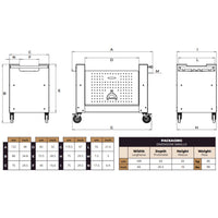 Alfa Wrinkle Black Base for Moderno & Classico 4 Pizze Oven