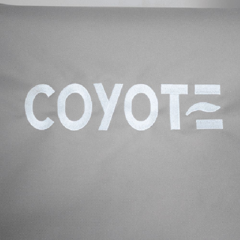 Coyote CCVRFT-BIG Cover for 30" Built-In Flat Top Grill, Gray
