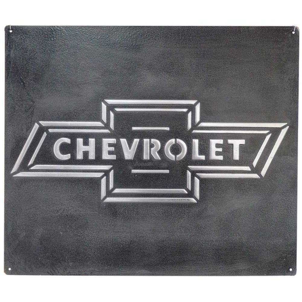 Pallarols Vintage "Chevrolet" Metal Sign, 20x24"