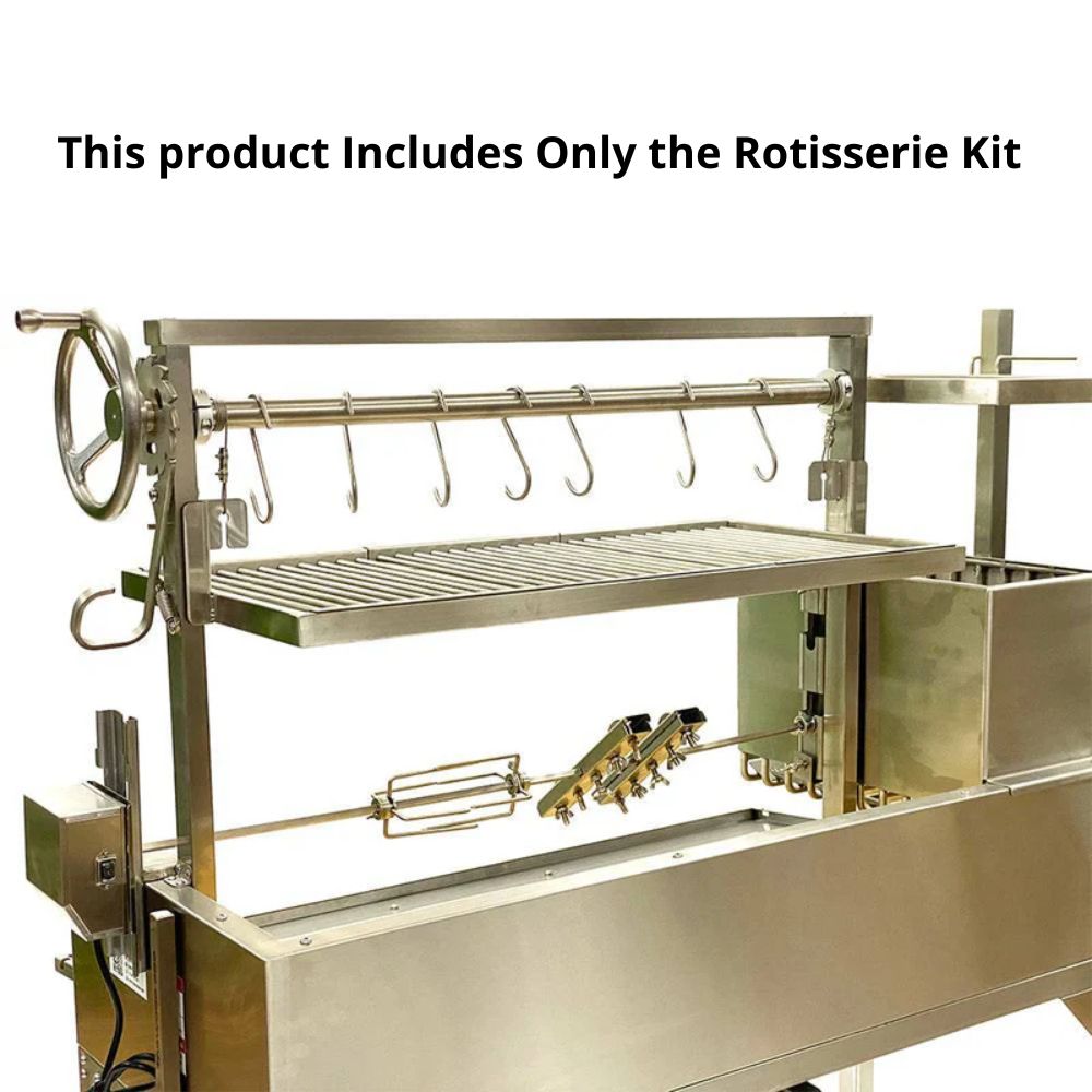 Tagwood BBQ50SS BBQ Stainless Steel Rotisserie Kit