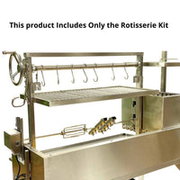 Tagwood BBQ50SS BBQ Stainless Steel Rotisserie Kit