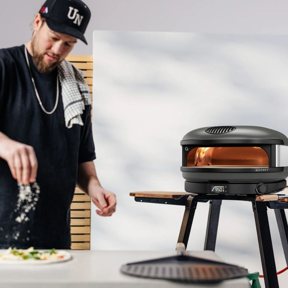 Gozney Off-Black Arc XL Outdoor Propane Gas Freestanding Pizza Oven Bundle