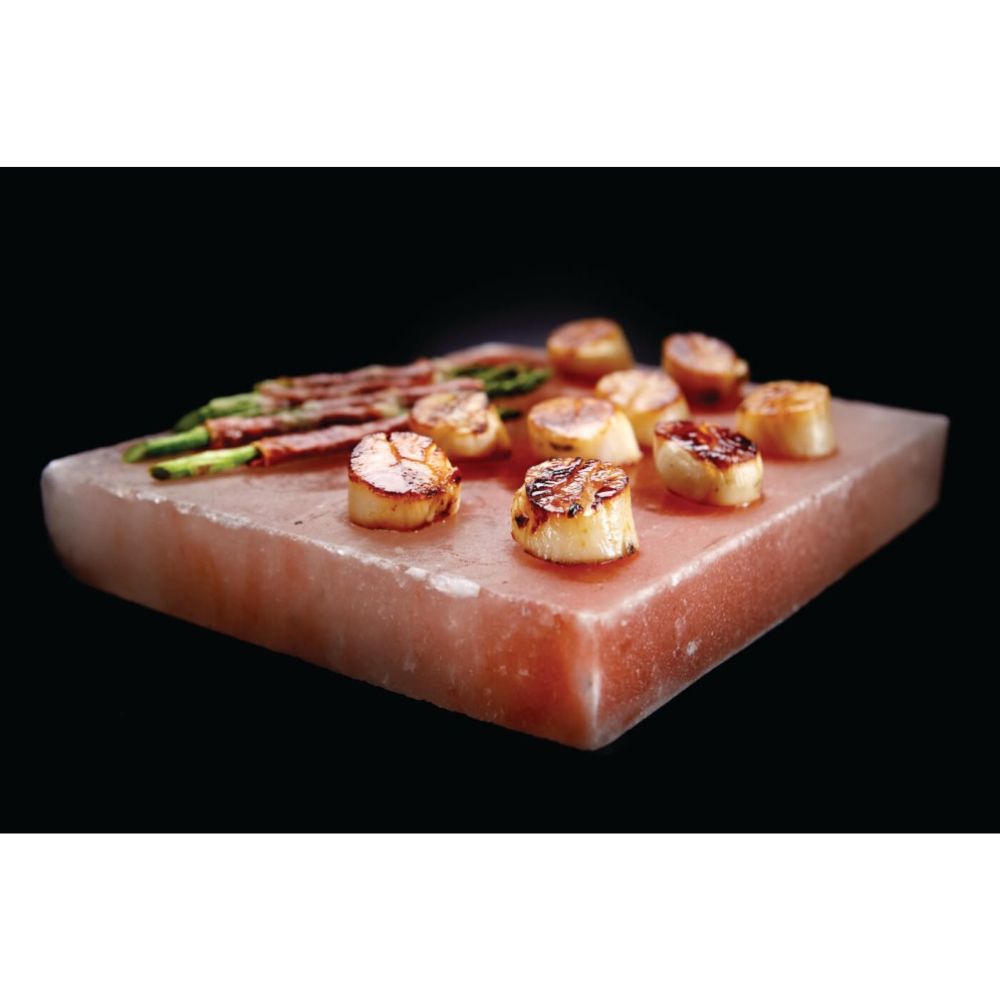 Napoleon 70025 Himalayan Salt Block with Stainless Steel Topper