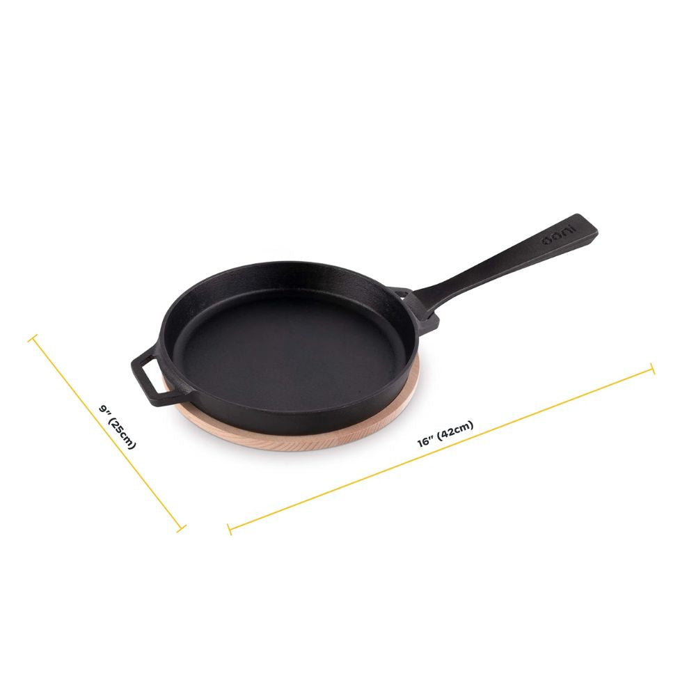 Ooni Cast Iron Skillet Pan