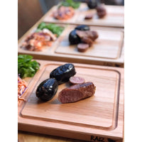 Raiz Red Eucalyptus Wood Diamante Asado Plates (6 units)