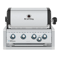 Broil King Imperial S470 4-Burner Built-In Gas Grill With Rotisserie