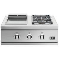 DCS Series 9 30-Inch Gas Griddle w/ Double Side Burner
