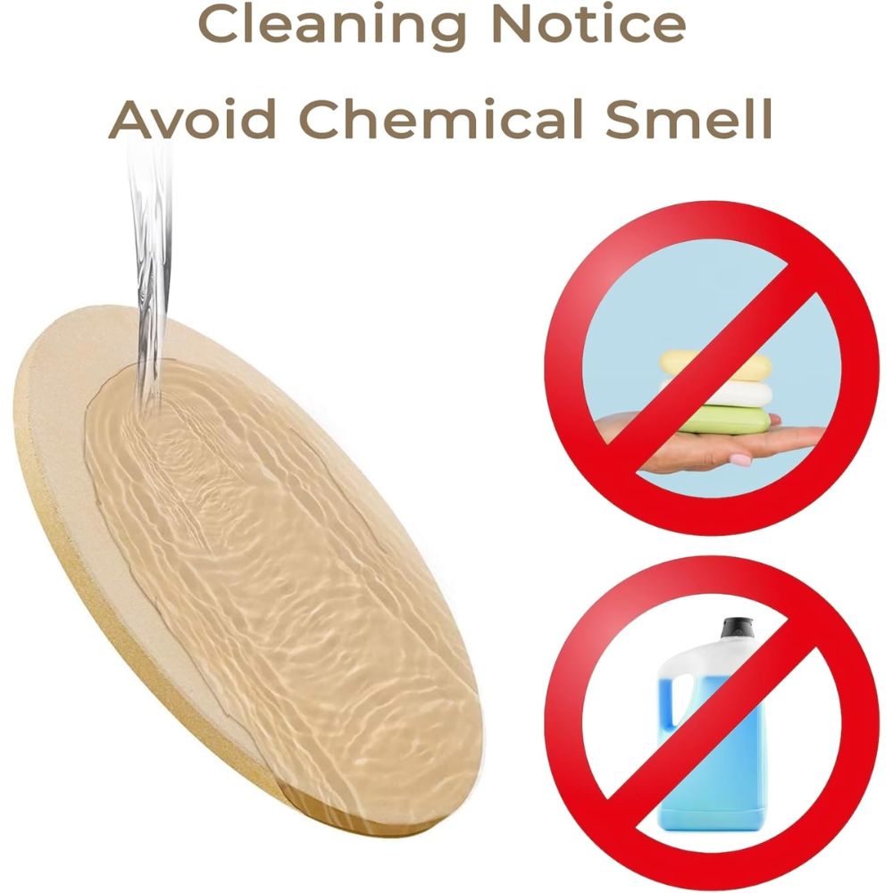 Humos 15-Inch Pizza Stone, GW Apron & BBQ Gloves Bundle