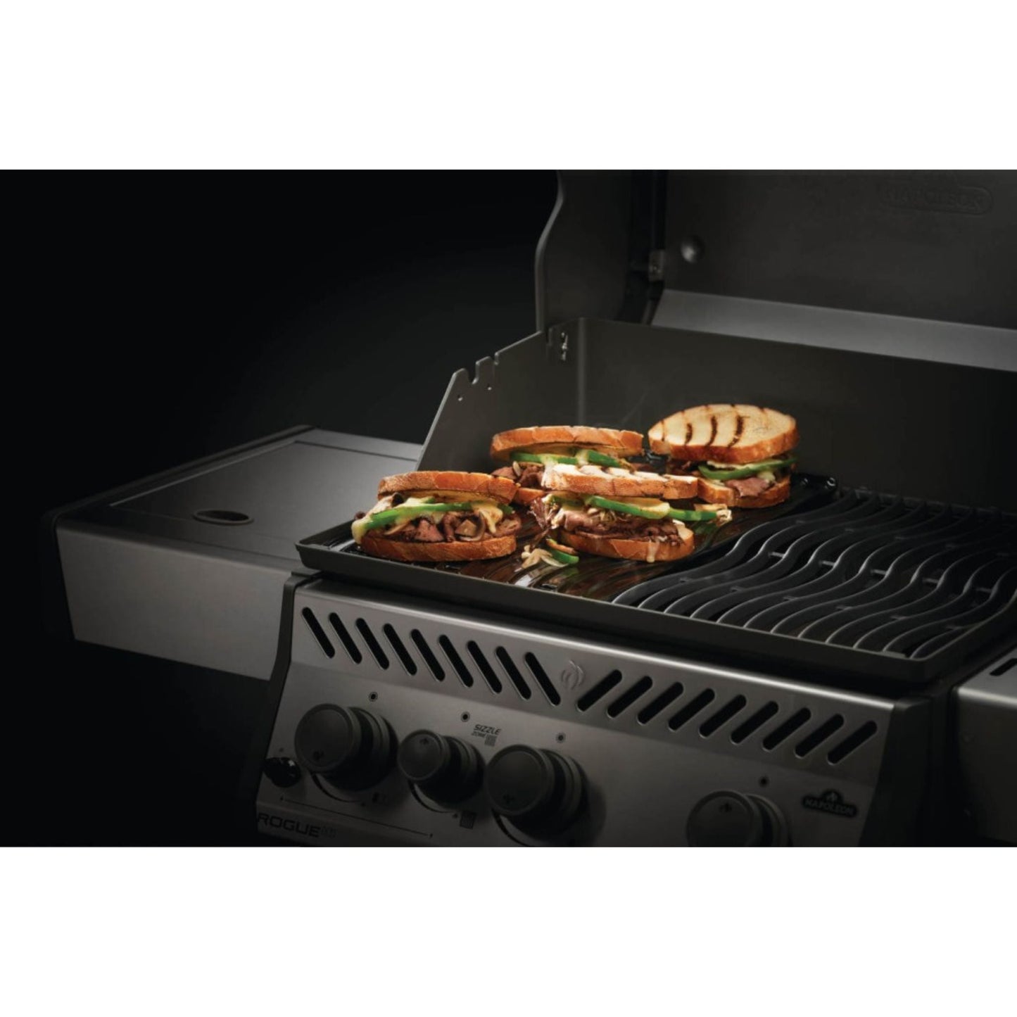 Napoleon 56426 2-Sided Porcelain-Enameled Cast Iron Griddle for Rogue 425, 525 & 625