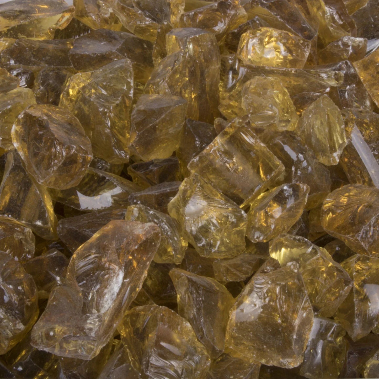 The Outdoor Plus Clear Fire Glass 25 lb Bag