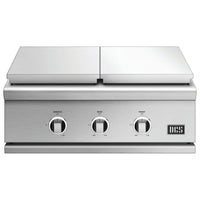 DCS Series 9 30-Inch Gas Griddle w/ Double Side Burner