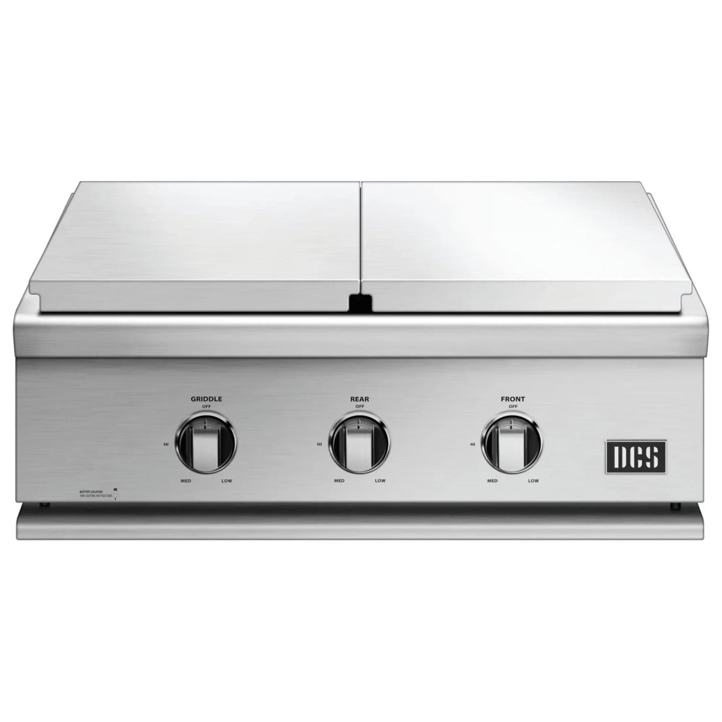 DCS Series 7 30-Inch Gas Griddle w/ Double Side Burner