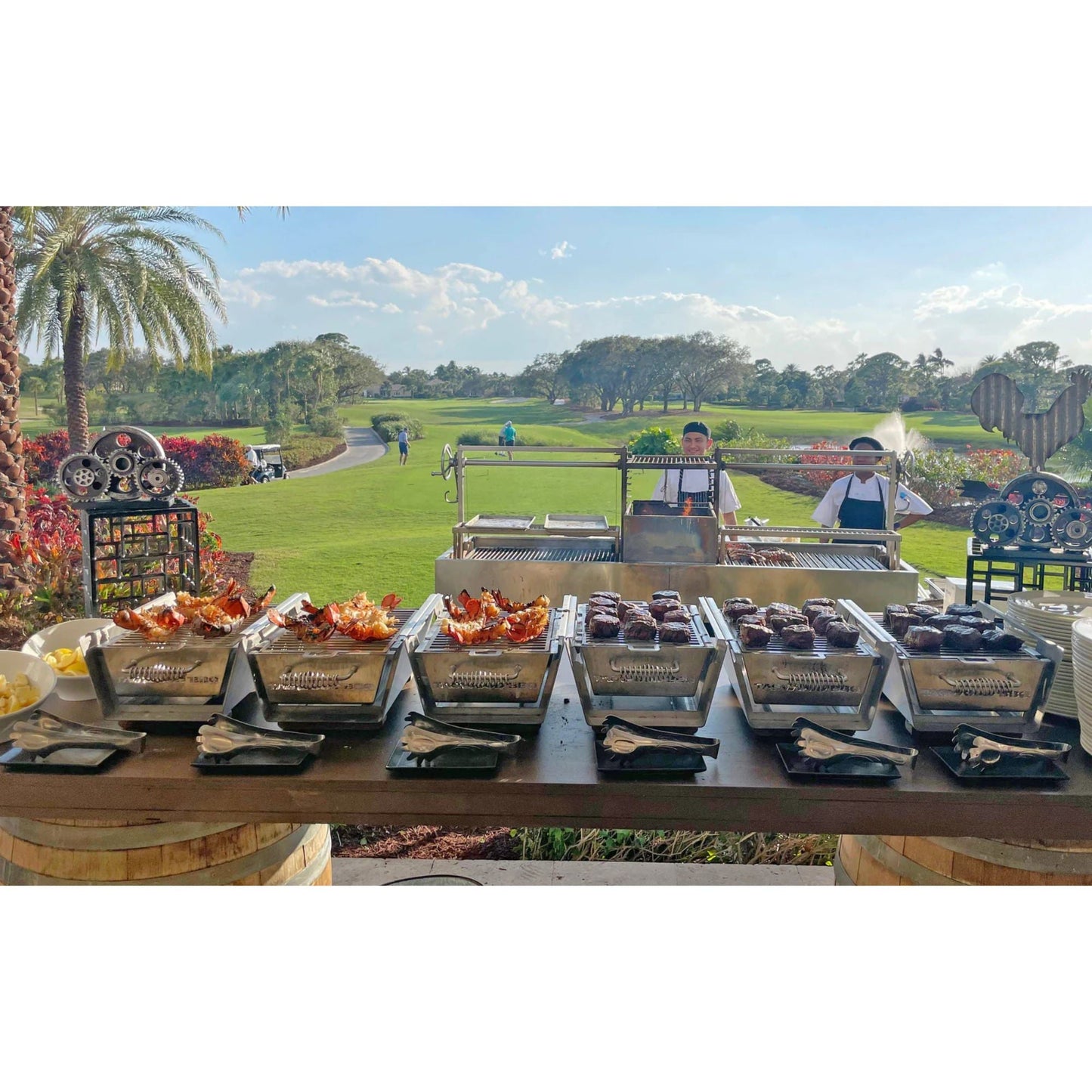 Tagwood BBQ07SS Stainless Steel Table Top Warming Brazier