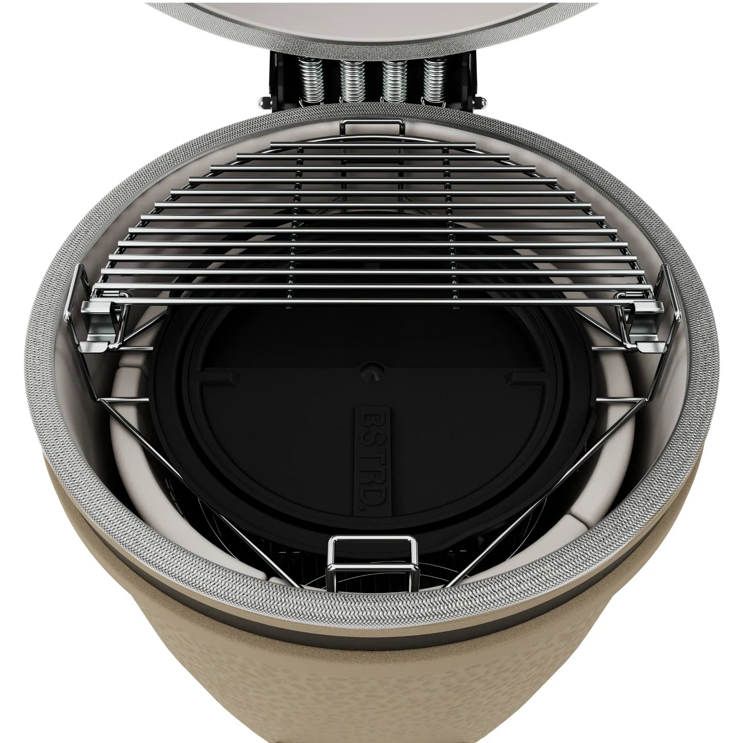BSTRD Pro Large Solo Desert Sand Built-In Kamado Charcoal Grill