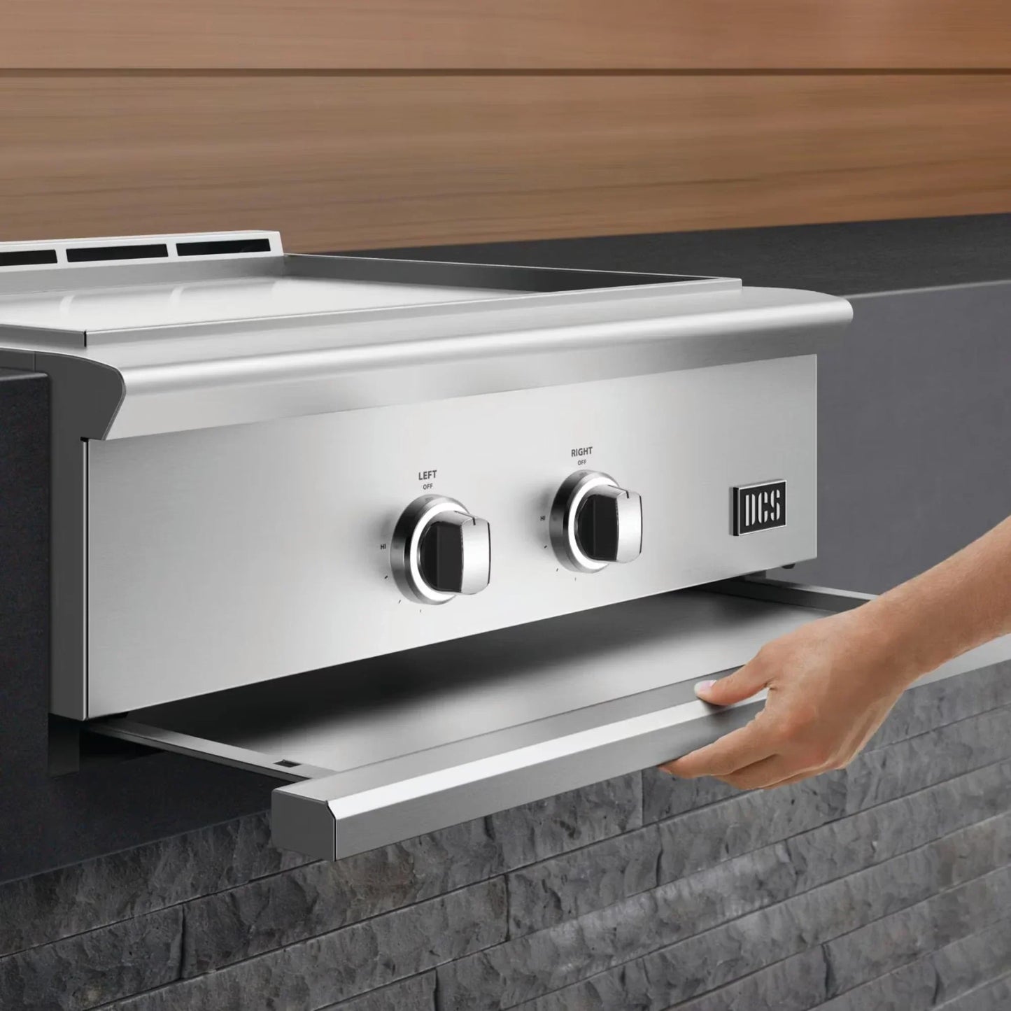 DCS Series 9 30-Inch Built-In Gas Griddle