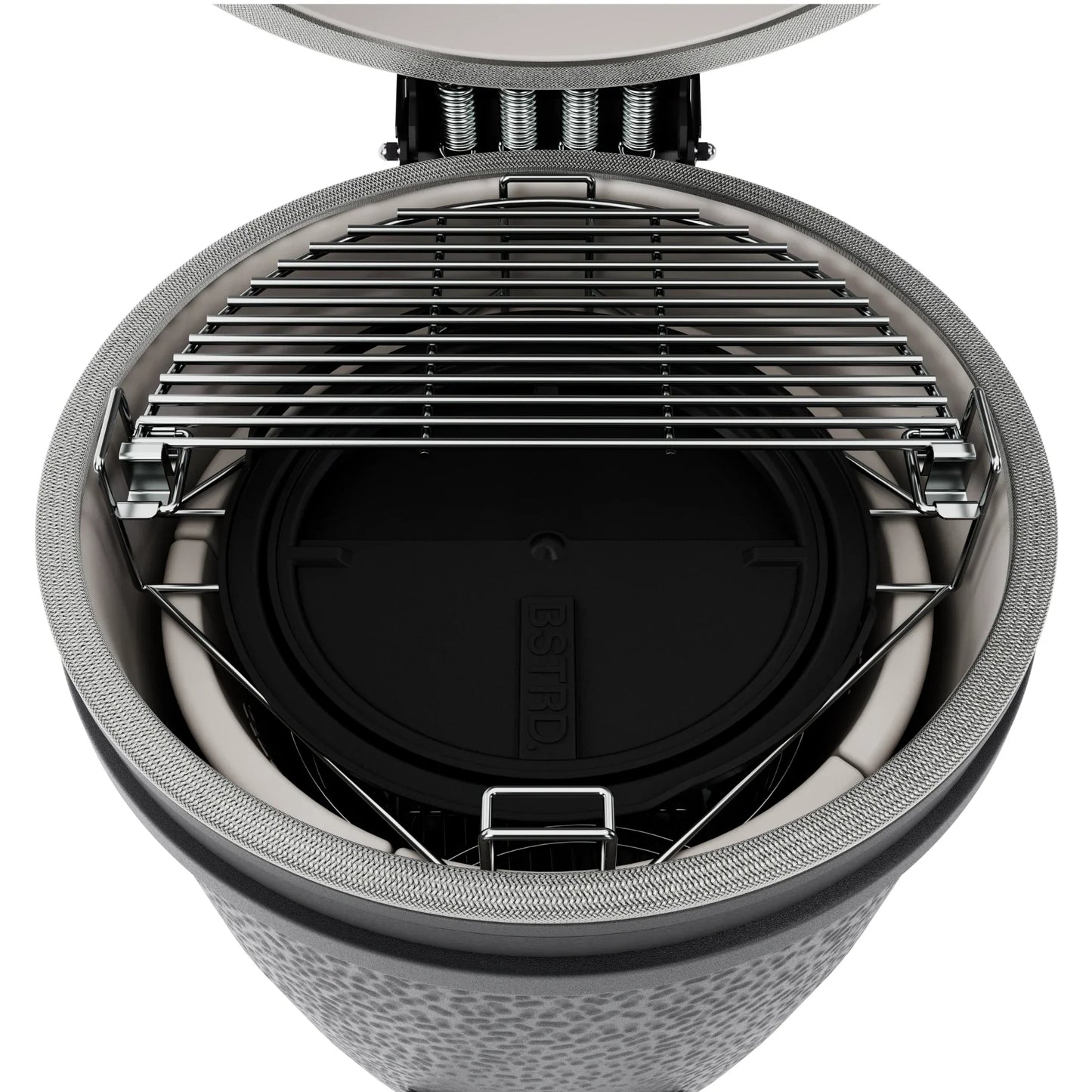 BSTRD Pro Large Solo Graphite Built-In Kamado Charcoal Grill