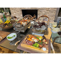 Tagwood BBQ07SS Stainless Steel Table Top Warming Brazier