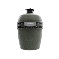 BSTRD Pro Large Solo Alpine Green Built-In Kamado Charcoal Grill