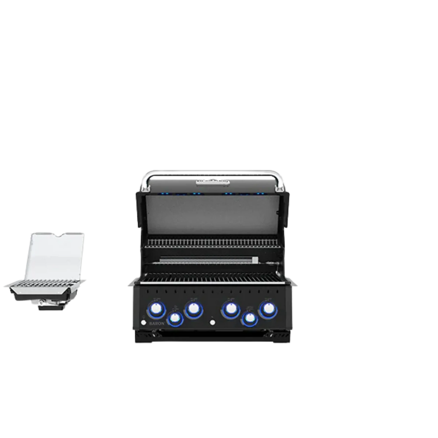 Broil King 28-Inch Baron 490 IR Built-In Gas Grill w/ Rotisserie kit